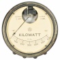 [00598] Leistungsanzeiger (Kilowatt) fr Schalttafelaufbau; AEG; ca. 1910