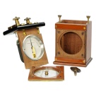 [00584] Galvanometer (Telegrafie) mit galv. Teiler 2 / 10 / 1000; Siemens Brothers Co.; 1891