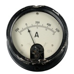 [00051] Amperemeter mit Drehspul-Messwerk f�r Schalttafel-Aufbau; Dr. S. Guggenheimer; 1. Q. 20. Jh.