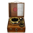 [00171] Montage- und Fehlerortungsme�br�cke mit St�pselschaltung, in Holzkasten mit Ledergriffen, Drehspulgalvanoskop; Siemens & Halske; ca. 1920