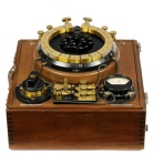 [00171] Montage- und Fehlerortungsme�br�cke mit St�pselschaltung, in Holzkasten mit Ledergriffen, Drehspulgalvanoskop; Siemens & Halske; ca. 1920