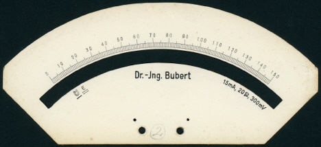 [00173] Voltmeter mit mehreren Messbereichen (Prototyp?); Dr. Ing. J. Bubert; 1. H�lfte 20. Jh.