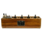 [00389] Wheatstonsche Messbr�cke, speziell zur Messung des Widerstands metallischer Leiter im Bereich von 1 mOhm bis 10 MOhm; AEG / H&B; ca. 1960