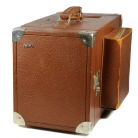 [00446] Leistungsschreiber f�r Drehstrom (Bauform ERN12) mit einem Messwerk (Metallpapier-Linienschreiber) in Lederkoffer, dazu geh�rend der passende Vorwiderstand 00447; AEG; 1973