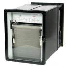 [00446] Leistungsschreiber f�r Drehstrom (Bauform ERN12) mit einem Messwerk (Metallpapier-Linienschreiber) in Lederkoffer, dazu geh�rend der passende Vorwiderstand 00447; AEG; 1973