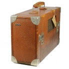 [00447] Vorwiderstand zu Leistungsschreiber f�r Drehstrom (Bauform ERN12) - 00446 -  in Lederkoffer; AEG; 1973