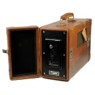 [00447] Vorwiderstand zu Leistungsschreiber f�r Drehstrom (Bauform ERN12) - 00446 -  in Lederkoffer; AEG; 1973