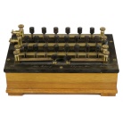 [00501] Br�cke mit 16 Widerst�nden + 6 Widerst�nden geschaltet als Wheatstonsche Messbr�cke; Ateliers Ruhmkorff J. Carpentier, Paris; um 1900