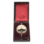 [00634] - Tascheninstrument in Uhrform f�r Gleichstrom 300 ... 0 ... 300 mA; Hartmann & Braun; ca. 1916