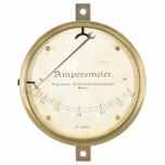 [00653] Amperemeter (Schalttafel Messger�t), 60A direktanzeigend; AEG; ca. 1890