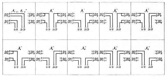 [00877] Rel 3 B 93a - Umschalter f�r Nebenvierermessungen mit Zuleitungsabgleich-Kondensatoren; Siemens & Halske; 1958