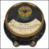 [00126] Dreheisenmessger�t (Voltmeter) System Hummel; S. Schuckert, N�rnberg; 1884-1885