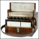 [00150] Isolationsmesser mit Kurbelinduktor und f�r den Gebrauch von Netzspannung; Siemens & Halske; 1. Qu. 20. Jh.