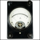 [00207] 2 / 10 A Amperemeter Dreheisenmesswerk; Gossen; ab 1928
