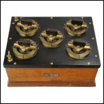 [00336] Kurbel Dekaden-Rheostat; Keiser & Schmidt; 4. Qu. 19. Jh.