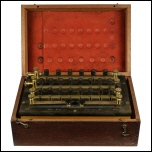 [00501] Br�cke mit 16 Widerst�nden + 6 Widerst�nden geschaltet als Wheatstonsche Messbr�cke; Ateliers Ruhmkorff J. Carpentier, Paris; um 1900