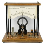 [00513] gro�es Pr�zisions Volt- und Amperemeter f�r Schulung und Demonstration; Bruno Brauns, Berlin; ca. 1900