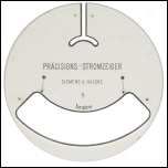 [00547] Schalttafel-Megert (Amperemeter); Siemens & Halske; ca. 1900
