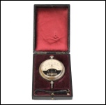 [00634] - Tascheninstrument in Uhrform fr Gleichstrom 300 ... 0 ... 300 mA; Hartmann & Braun; ca. 1916