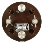 [00980] Normalwiderstand WLN6, 1 Abs. Ohm; Hartmann & Braun, ca. 1955