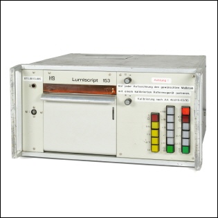 [01051] Lumiscript 153. Hartmann & Braun; 1975