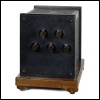 [01221] Voltmeter Vorschaltwiderstand fr 3, 15, 150, 300 Volt zum Przisions-Milli- Volt- u. Amperemeter von 1 Ohm Widerstand; Siemens & Halske; ca. 1910
